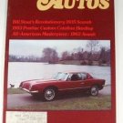 1963 AVANTI 1935 STOUT SCARAB 1953 PONTIAC CATALINA