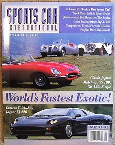 JAGUAR XJ 220, SS 100, XK 120, E-TYPE AUDI S4 SPORT SEDAN MCLAREN F1 1933 SQUIRE