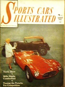 1955 August SCI MERCEDES-BENZ 190SL The 3-LITER MASERATI BERTONE ALFA BAT