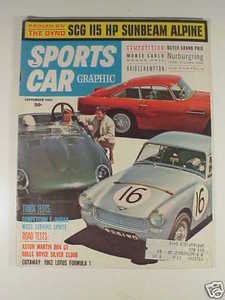 SportsCar Graphic ASTON MARTIN DB4GT ROLLS ROYCE SILVER CLOUD LOTUS 24 & 25