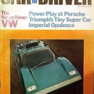 1969 CAR & DRIVER TRIUMPH GT-6 VOLKSWAGEN 411L LOTEU ELAN +2 IMPERIAL LEBARON