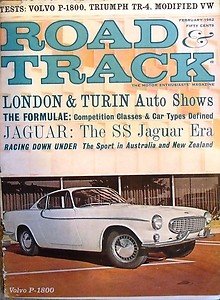 1962 R&T JAGUAR SS ERA VOLVO P-1800 TRIUMPH TR4 EMPI MODIFIED VOLKSWAGEN ELVA VI