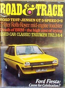 1976 R&T JENSEN GT 1977 FORD FIESTA AUDI 100GL5i 1977 FORDS,CHRYSLERS & AMC