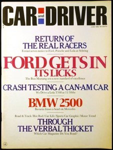 JUN 1969 CAR & DRIVER MG-C SIMCA 1204 GLS MUSTANG BOSS 302 AUSTIN 1500 MAXI HRG