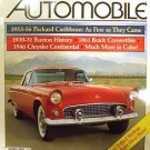 1953 PACKARD CARIBBEAN 1946 CHRYSLER CONTINENTAL 1930 RUXTON 1946 CHRYSLER