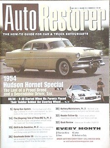 AUTO RESTORER 1954 HUDSON HORNET 1952 MG TD 1954 MG TF
