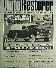AUTO RESTORER- 1951 Chevy Sedan Delivery 1968 FORD MUSTANG RESTORATION  08/05