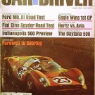 June 1967 CAR and DRIVER FORM MK. III FIAT DINO SPYDER OPEL KADETT