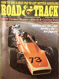 1969 R&T FIAT ABARTH OT 1300 FORD CORTINA GT BMW 1600 & 2002