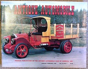 ANTIQUE AUTOMOBILE JAN-FEB 1982 ZUNDAPP MOTORCYCLE PACKARD TRUCKS