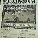 AUTO RESTORER- 1965 HAHN FIRE TRUCK 1970 DODGE CHARGER