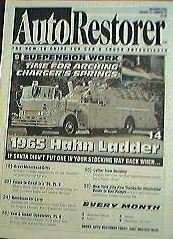 AUTO RESTORER- 1965 HAHN FIRE TRUCK 1970 DODGE CHARGER