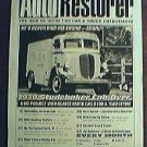 AUTO RESTORER 1939 STUDEBAKER CABOVER 1958 PACKARD 1205