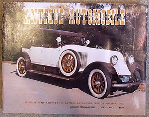 ANTIQUE AUTOMOBILE JAN-FEB 1924 RENAULT 45 HP AMERICAN-LAFRANCE FIRE ENGINE CO.
