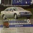 AUTORESTORER 1989 FORD TAURUS