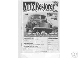 AUTO RESTORER 1947 - 1955 CHEVY TRUCKS 1975 DJ-5 JEEP