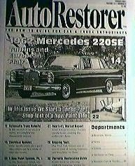 AUTO RESTORER- 1962 MERCEDES 220SE    03/01