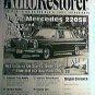 AUTO RESTORER- 1962 MERCEDES 220SE    03/01