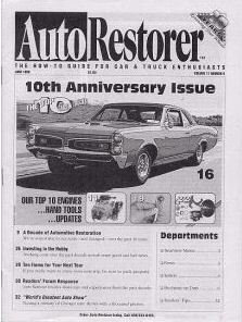 AUTO RESTORER- 10th ANNIVERSARY ISSUE             06/99