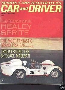 APR 1961 C&D AUSTIN-HEALEY SPRITECORVAIR MONZA CITROEN WAGON BIRDCAGE MASERATI