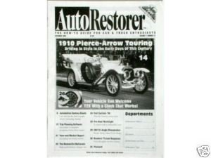 AUTO RESTORER- 1910 PIERCE-ARROW                  12/99