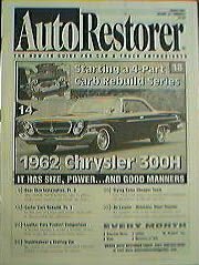 AUTO RESTORER- 1962 CHRYSLER 300 H       03/04