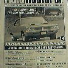 1970 DODGE DART SWINGER 46 FORD BUSINESS COUPE IH SCOUT