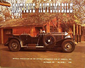 ANTIQUE AUTOMOBILE Jul-Aug 1978 8-LITRE BENTLEY  MARMION MOTOR CARS FORD AT INDY