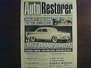 AUTO RESTORER- 1956 DODGE LANCER 1968 Ford Mustang Proj