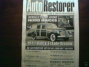 AUTO RESTORER- 1941 BUICK          04/04