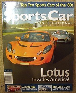 ASTON MARTIN DB9 PORSHE 959 LOTUS ELISE MASERATI QUATTROPORTE BOXSTER S 550