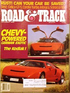 1986 R&T BMW 325ES RENAULT ALLIANCE GTA 1886 BENZ INTEGRA LS CELICA GTS VW SCIRO