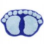 Blue Cute Big Feet Bathroom Absorbent Mats Doormat Footprints Floor Rug & Floor Mats
