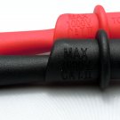New 1 Pair of Test Lead Probes Screw on Crocodile Clip for Multimeters