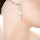 SILVER CRYSTAL EARRING