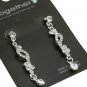 SILVER CRYSTAL EARRING