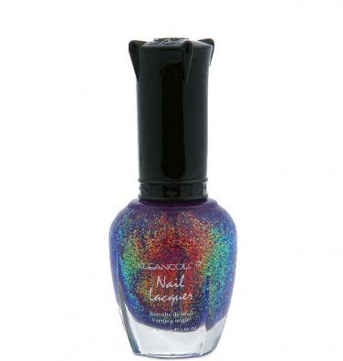 CHUNKY HOLO BLUE BELL NAIL POLISH