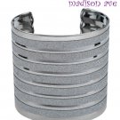 WIDE HIGH CUFF BANGLE BRACELET