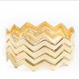 FASHION GOLD CHEVRON BANGLE