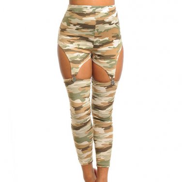 CAMOUFLAGE SHORT-LEGGINS