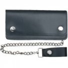 6 inch Leather Chain Wallet