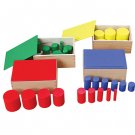 Montessori Knobless Cylinders (Set of 4)