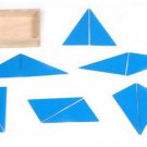 Montessori mathematics - Constructive Blue Triangles