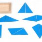 Montessori mathematics - Constructive Blue Triangles