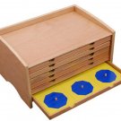 Montessori Geometric Cabinet with 35 insets Montessori Geometric Cabinet with 35 insets