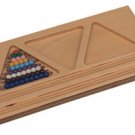 Montessori Tray for Snake Game to be used with the color bead stairs Montessori Tray for Snake Game to be used with the color bead stairs
