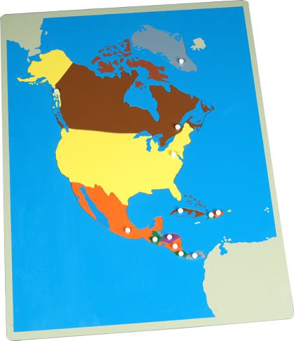 Montessori Map Of North America Map Of World - vrogue.co