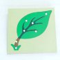 Montessori leave puzzle with knobs