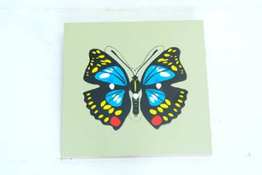 Montessori butterfly puzzle with knobs