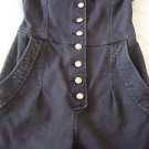 Blk Denim Romper sz 4 Rapscallion by Samantha Pleet